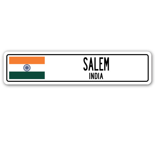 SALEM, INDIA Street Sign