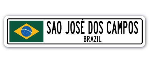 SAO JOSE DOS CAMPOS, BRAZIL Street Sign