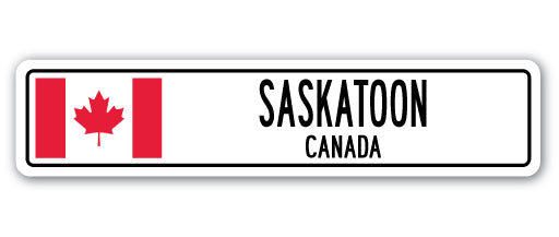 SASKATOON, CANADA Street Sign