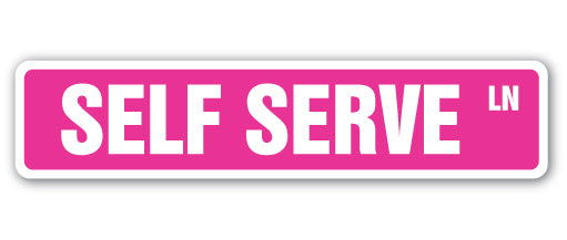 Self Serve Street Vinyl Decal Sticker