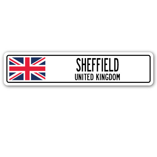 SHEFFIELD, UNITED KINGDOM Street Sign