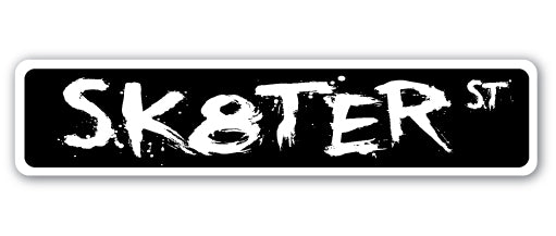 Sk8ter Street Vinyl Decal Sticker