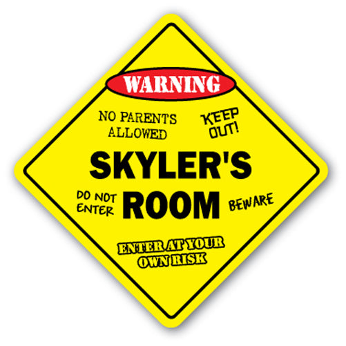 Skyler's Room Vinyl Decal Sticker