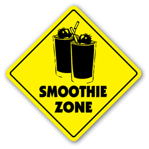 Smoothie Zone Vinyl Decal Sticker