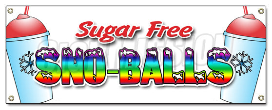Sno-Balls Sugar Free Banner