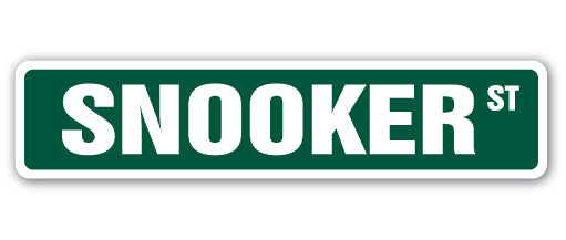 Snooker Street Vinyl Decal Sticker