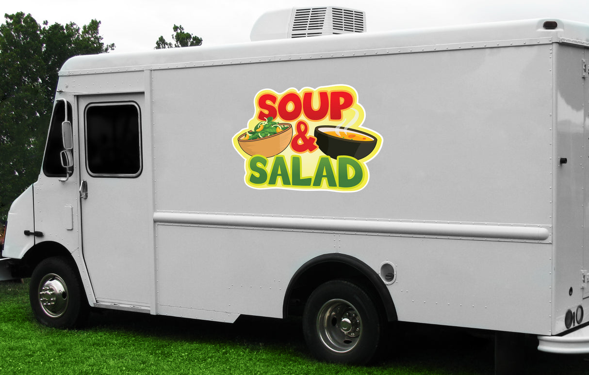 Soup & Salad Die Cut Decal