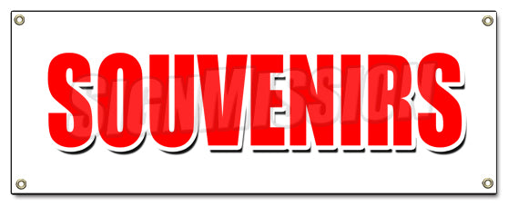 Souvenirs Banner