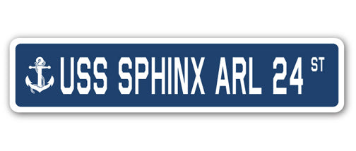 USS SPHINX ARL 24 Street Sign