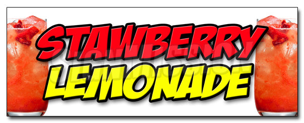 Strawberry Lemonade Decal