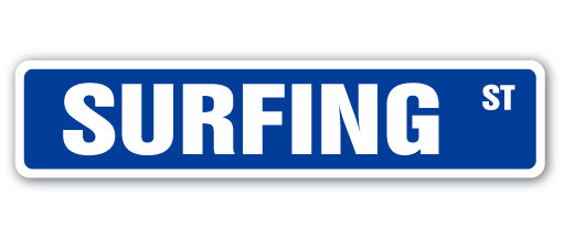 SURFING Street Sign