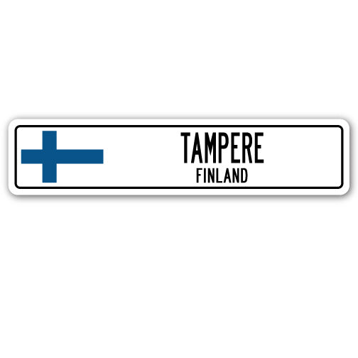TAMPERE, FINLAND Street Sign
