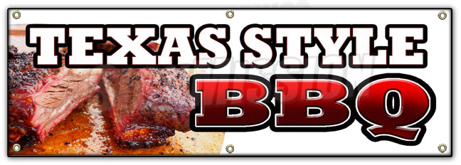 Texas Style BBQ Banner