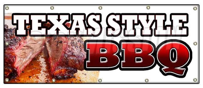 Texas Style BBQ Banner