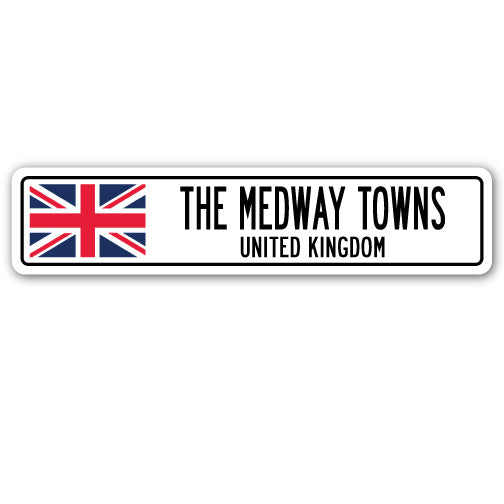 THE MEDWAY TOWNS, UNITED KINGDOM Street Sign