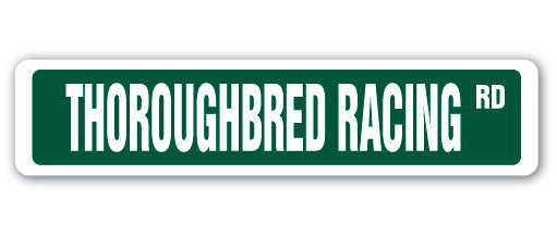 Thoroughbred Racing Street Vinyl Decal Sticker