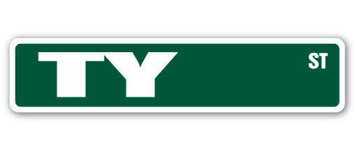 TY Street Sign