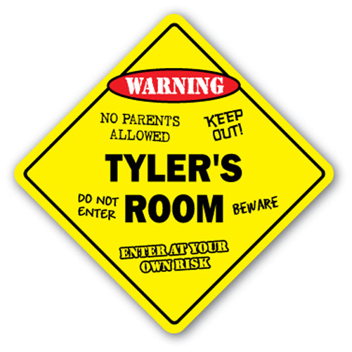 Tyler's Room Vinyl Decal Sticker