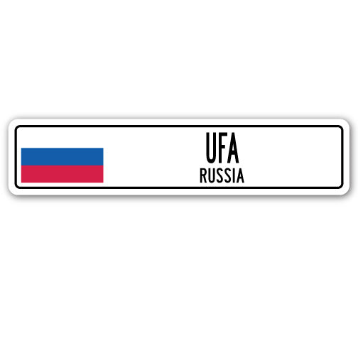 UFA, RUSSIA Street Sign