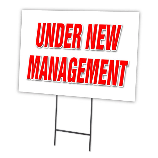 UNDER NEW MANAGEMENT