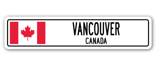 VANCOUVER, CANADA Street Sign