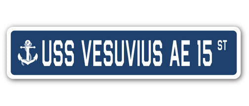 USS Vesuvius Ae 15 Street Vinyl Decal Sticker