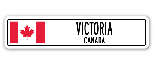 VICTORIA, CANADA Street Sign