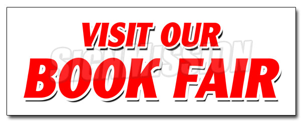 Visit Our Book Fair Decal