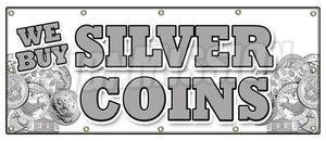 We Buy Silver Coins Banner