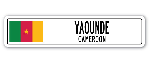YAOUNDE, CAMEROON Street Sign
