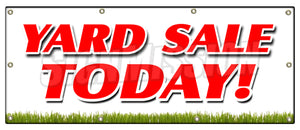 Yard Sale Today Banner