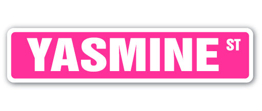 YASMINE Street Sign