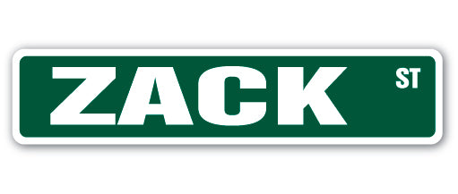 Zack Street Vinyl Decal Sticker