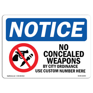 Gun Pound Sign SignMission.com - Banners, Parking Signs, Decals, Safety Signs