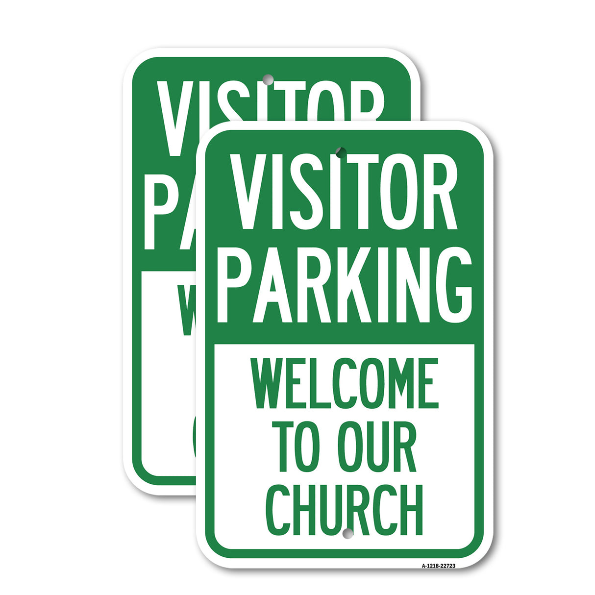 Visitor Parking, Welcome to Our Church