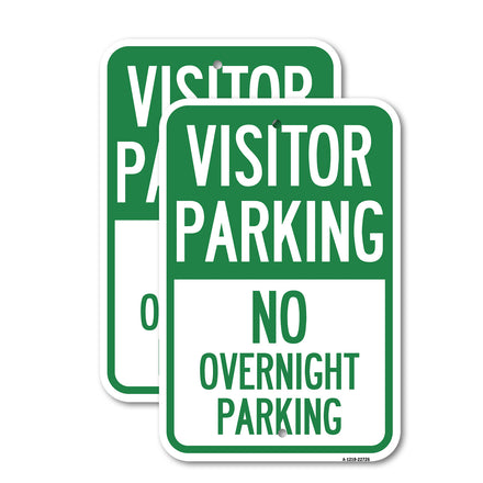 Visitor Parking Sign Visitor Parking No Overnight Parking