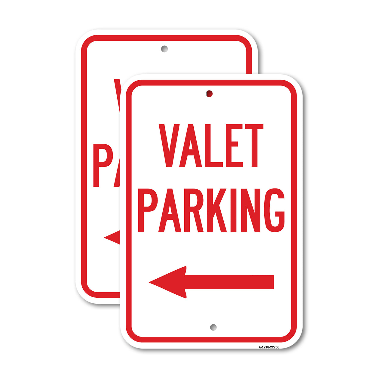 Valet Parking with Left Arrow