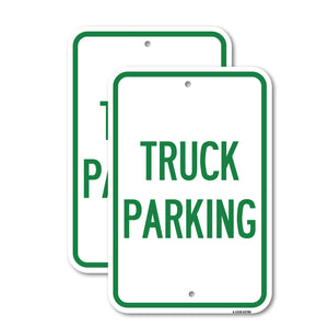 Truck Sign Truck Parking