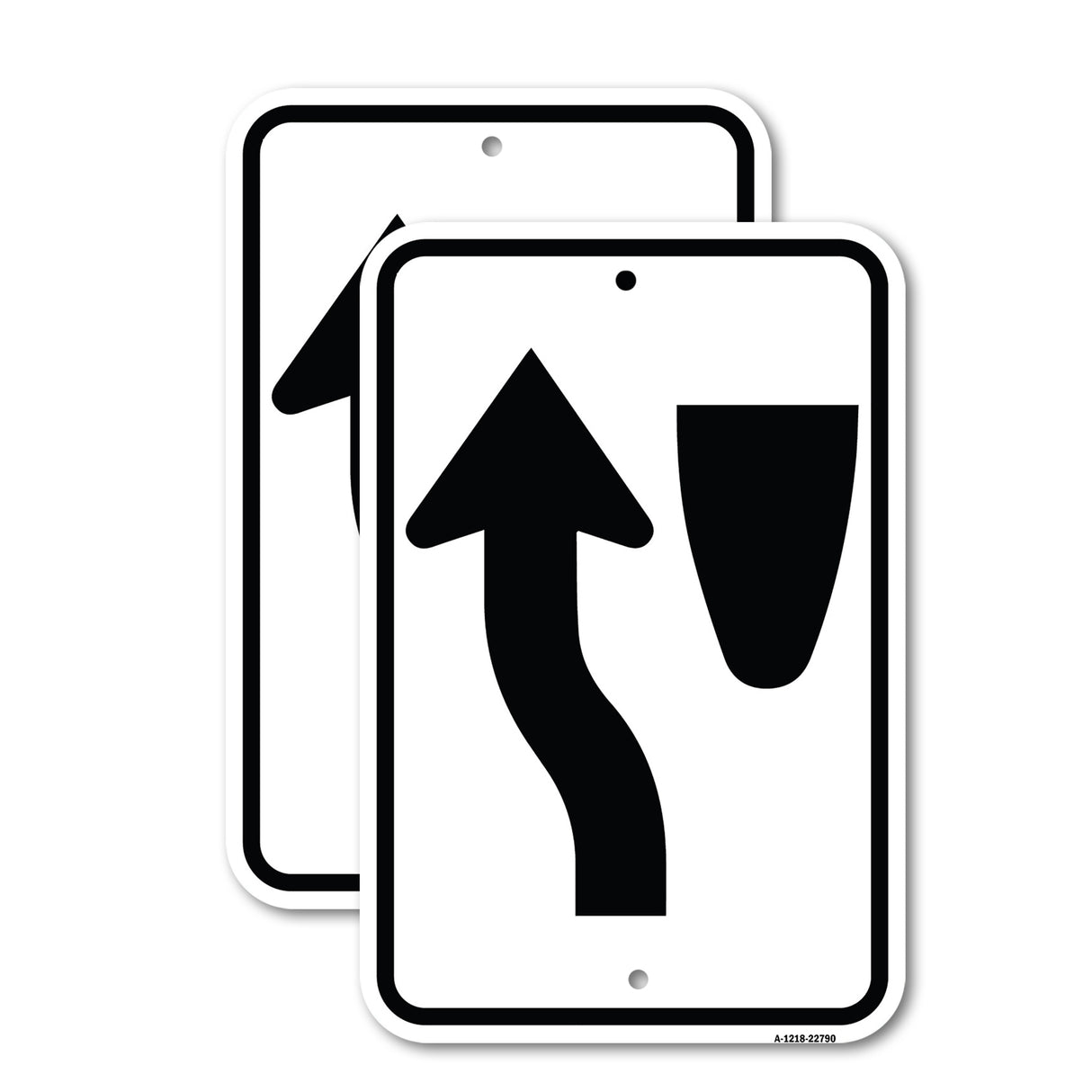 Traffic Sign Keep Left Symbol