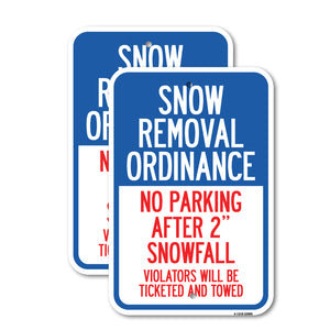 Snow Removal Ordinance - No Parking After 2 Snowfall