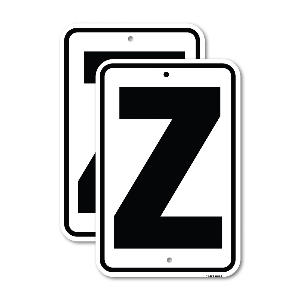 Sign with Letter Z