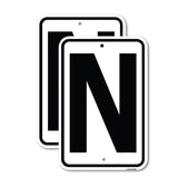 Sign with Letter N
