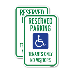 Reserved Parking Tenants Only No Visitors (With Graphic)
