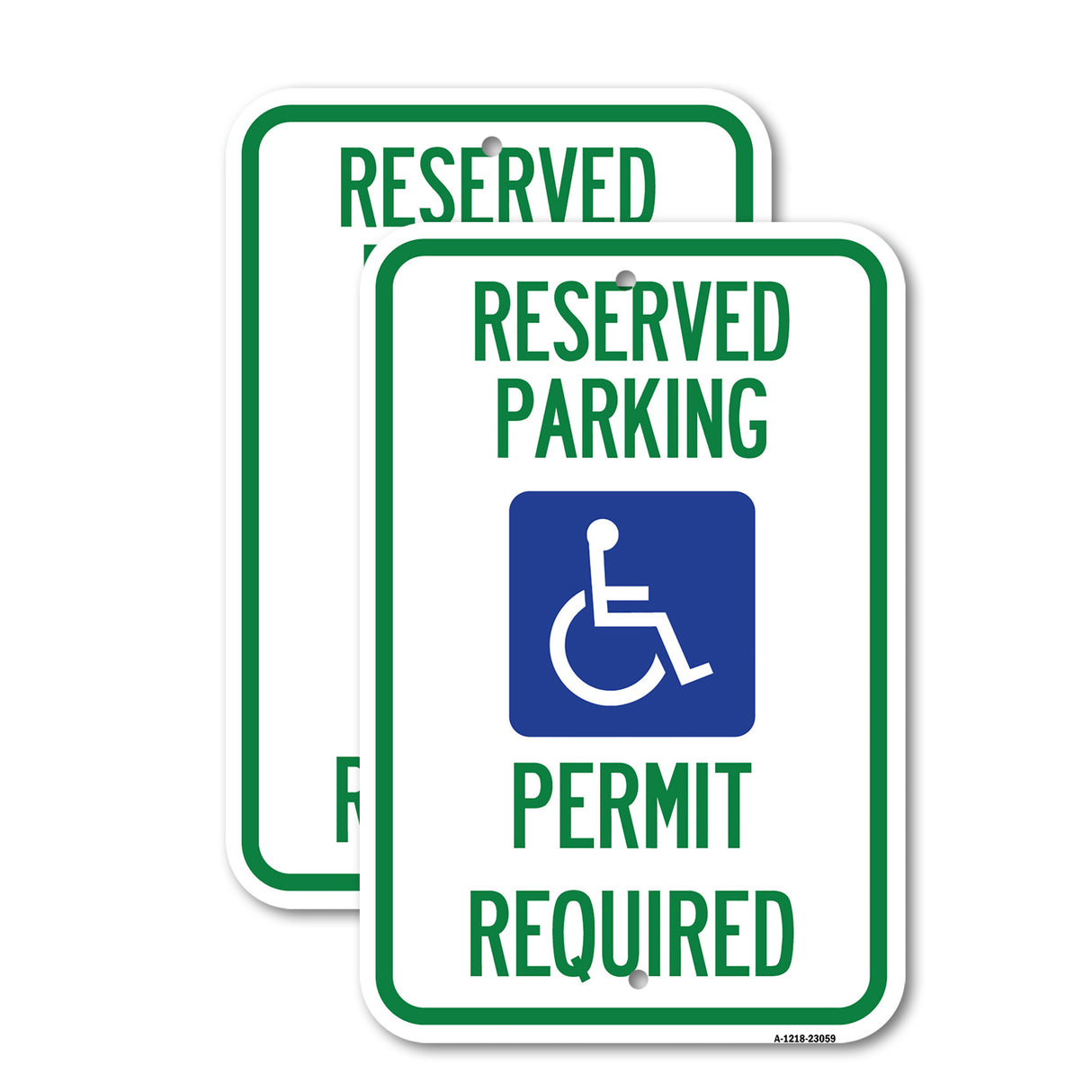 Reserved Parking Permit Required (With Graphic)