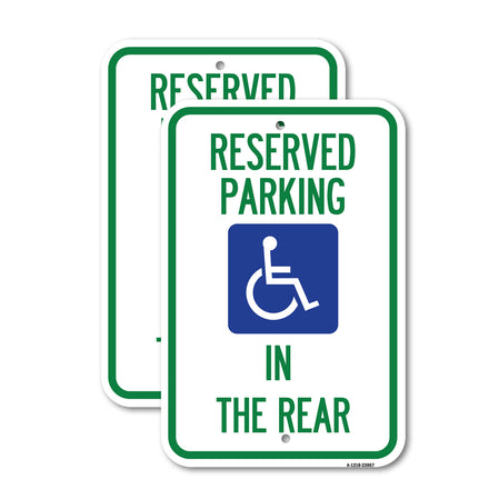 Reserved Parking in the Rear (With Graphic)