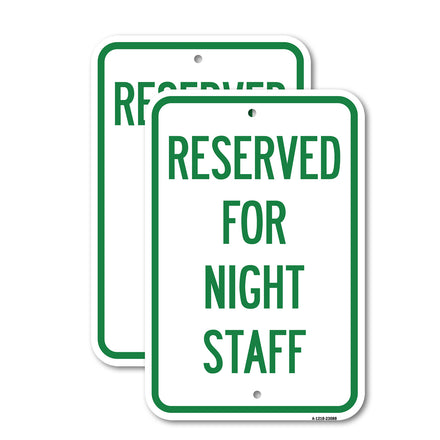 Reserved Parking for Night Staff