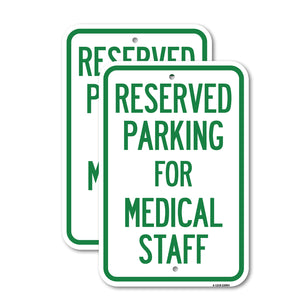 Reserved Parking for Medical Staff