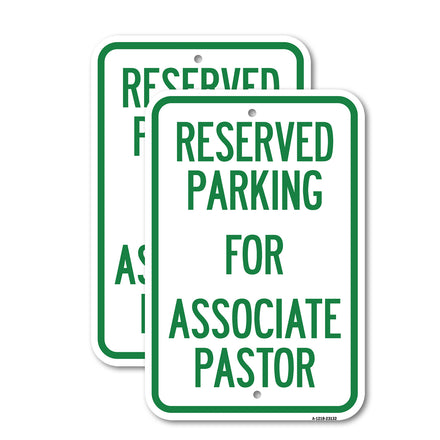 Reserved Parking for Associate Pastor