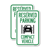 Reserved Parking Compact Vehicle