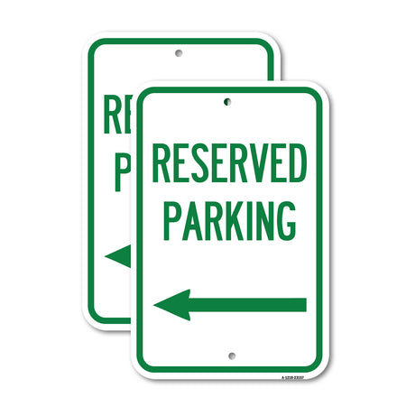 Reserved Parking (Left Arrow)